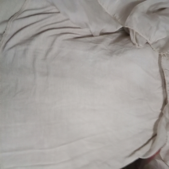 Gigi Moda Silk Blend Lagenlook Flowy Blouse Sz S Contemporary Minimalist Office - Picture 6 of 7